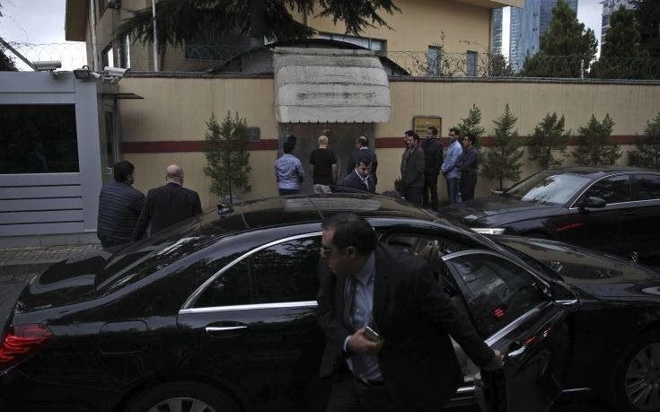 Η τουρκική αστυνομία μπήκε στο προξενείο της Σαουδικής Αραβίας – Ζωντανή εικόνα